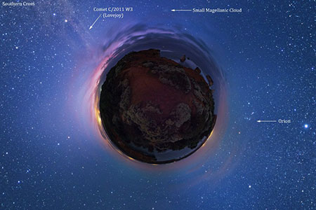 APOD: 2012 January 11 - Little Planet Lovejoy